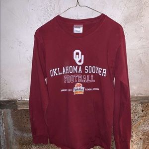 Long sleeve Oklahoma football